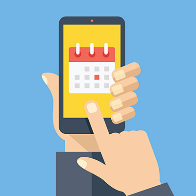 calendar smartphone sm